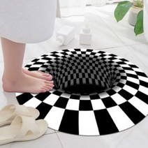 멍석 놀이방 포인트 유아 원형 원룸 체크 아이 아기 방 침대 사계절 매트 카페트 러그