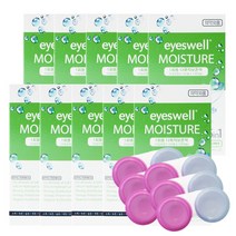아이스웰 모이스춰 1회용 콘택트렌즈 다목적용액 7ml X 5EA, 10개(렌즈케이스 6개증정)