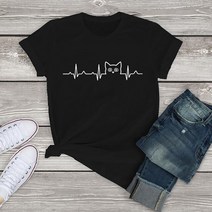 저소음마우스 유무선 usb 버티컬 여성용 티셔츠 만화 고양이 심플한 흰색 여름 하라주쿠 반팔 라운드넥 그, 13 Black-3250, 03 L