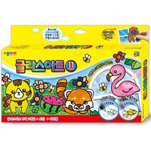 종이나라 글라스아트-11색+도안+나라풀