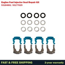 93184861 엔진 가솔린 연료 배달 인젝터 공기 흡입 씰 수리 키트 93177629 auxhall Opel Signum 20032008 22L 자동차 부품 호환, 단일옵션