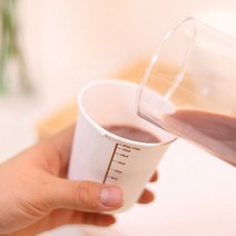 바보사랑 눈금 계량 일회용 종이컵 50개 무지 페이퍼 컵 6.5OZ .갓샵, 1봉지(50개입)