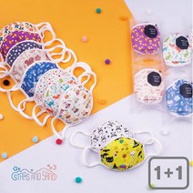별과모래 [별과모래] 봄가을용 마스크 1+1 /유아용/고급선물포장, 핑크래빗(유아용)/스윗스타(유아용)