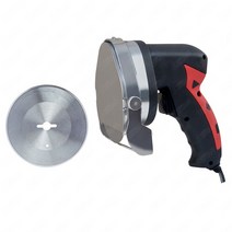 식품교반충진기 KS100E Rotisserie 상업용 전기 터키 도너 케밥 커터 나이프 Shawarma Gyros Slicer Machin, 03 Red-Round Blade_01 미국