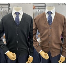 트루젠 간절기 가을 필수템 캐시미어 블렌디드 브이넥 V넥 니트 가디건 2컬러