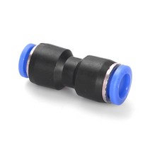 호스커넥터 호스연결구 공압 피팅 퀵 커넥터 에어 호스 튜브 플라스틱 PU PY 4mm 6mm 8mm 10mm 12mm 푸시 플매트 카펫 매트 러그인, [01] PU, [04] OD 10mm, 01 PU_04 OD 10mm