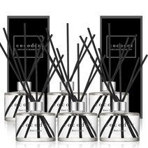 코코도르 디퓨저 200ml X 6개 + 쇼핑백 2P 증정, 03_CO200/퓨어코튼X3 + 01_쇼핑백/소X 2P, 01_CO200/블랙체리X3