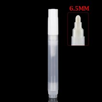 신박한 특이한 독특한 플라스틱 빈 펜 막대 5mm 6.5mm 8mm 10mm 30mm 배럴 튜브 그래피티 액체 분필 마커 페인트 액세서리, 6.5 MM