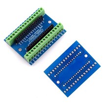 WWZMDiB Arduino Nano AVR ATMEGA328P용 V3.0 나노 3.0 컨트롤러 터미널 어댑터 확장 보드 2개