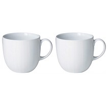Denby 덴비 머그컵 Small Mug Set White 2p