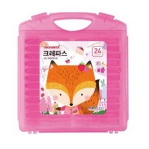 모나미 모니주 크레파스 여, 24색, 2개