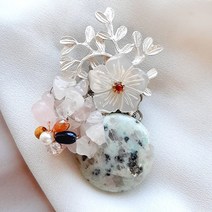 남대문쥬얼리 수공예 천연원석 공방 브로치 시리즈 4