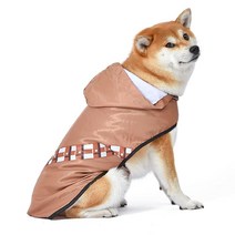 Star Wars 반려동물용 츄바카 레인코트 미디엄 | M 강아지용 스타워즈 반려동물 디자인 사이즈 5501651721, Yoda, Large
