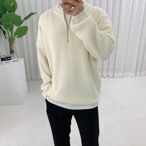 하찌 R 반집업 니트