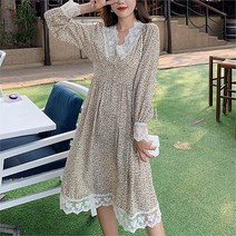 오노마 오노마 ONM 꽃무늬 패턴 볼륨 하늘하늘 세련 편한 여름 원피스 (9087002)