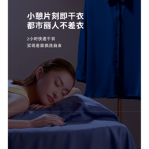데이브리즈 미니 스타일러 소형 의류관리기 휴대용 에어드레서 건조기, 네이비