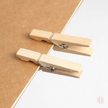 사진 메모걸이 나무집게 100P세트 4.5CM 사진걸이집게 사진나무집게소 사진나무집게미니