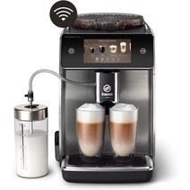 세코 Saeco GranAroma Deluxe 전자동 커피 머신 SM6685/00, WiFi 연결, 18가지 스페셜티 커피