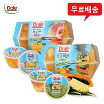 돌 후룻볼(4개입)x4팩(복숭아2팩＋트로피칼2팩)/무배