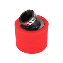 구프잇 38mm 45도 각도 이중 폼 에어 필터 4행정 교체 50cc 70cc 90cc 110cc 125cc 오토바이 ATV 스쿠터 더트 바이크 블랙BGSL, Red_38mm