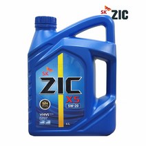 SK ZIC X5 SN 플러스 5W-20 가솔린 LPG 겸용 4L, 1개, SK  ZIC X5 SN 플러스 가솔린 LPG 겸용 5W-20 4L
