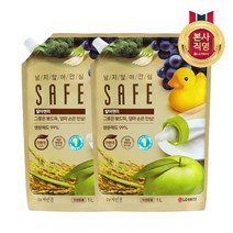 세이프 발아현미 주방세제 리필, 1000ml, 2개