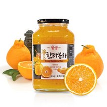 국산 꿀 한라봉청 수제청 선물 과일청 한라봉차 1kg