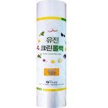 해피세일 유진 크린 롤백500매-35x45cm(1개)주방 위생비닐롤팩, 단품