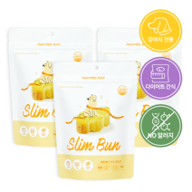 페토메디 강아지 다이어트 간식 페토메디 이지 슬림번 70g, 3팩, 단호박 치즈