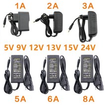12V DC 전원 공급 장치 12V 5V 6V 8V 9V 10V 13V 14V 15V 24V 1A 2A 3A 5A 6A 8A 변압기 AC 220V ~ 12V AC 전원 어댑터 L, 1A_9V | EU Plug