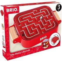 BRIO (브리오) 휴대용 라비린스 레드 [미로 장난감] 실내 게임 34100