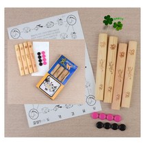 윷놀이 세트 소형 민속 전통 명절 게임 추석 설날 가족모임 취미용 유치원 내기 전래 다용도, 사이즈, 소(품)(절)