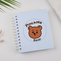 순수하랑 곰돌이 접착식 인생네컷 사진앨범, 하늘