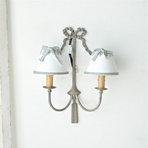 꼬떼따블 꼬떼따블 HB511 빠삐용 2구 벽등(갓포함) (8578765), HB511빠삐용 36.5x43.5cm