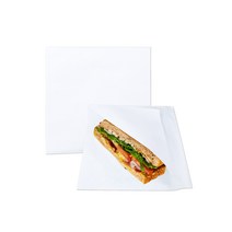 노루지 L자봉투 200매 13x13 15x15 25x25 샌드위치 포장지 햄버거 토스트 와플 쿠키 빵 종이 식품 포장