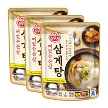 오뚜기 뼈없는 순살 삼계탕 500gx3팩, 단품