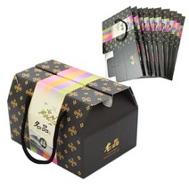 명품 종이상자 한과박스 10p 1호 2호 3호 4호 정육 떡 명절 선물 한과 추석 설 신년 포장, ( 2호 26x19.5x9cm )