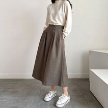러블리감성 다영 랩 통와이드 팬츠