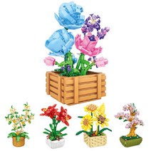 라이프엔 꽃블럭 플라워블럭 장난감 조립 플라워 스튜디오, 4_장미 블록