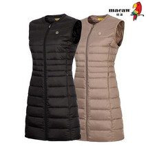 마코 [마코 SALE](여성)솔리드경량롱구스다운베스트_MIW4DV91