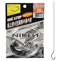 니켄 선상낚시 생미끼 묶음바늘 외수질채비 농어바늘, 22호