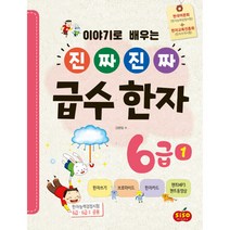 진짜 진짜 급수 한자 6급 1 (한자쓰기 한자카드+브로마이드+챈트mp3+동영상), 시소스터디