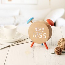 LED 탁상시계 디지털전자 탁자 무소음 원룸인테리어 30평아파트, LED탁상시계벨클락