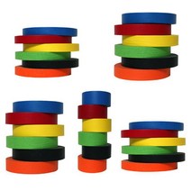 3M 칼라 종이 마스킹테이프 페인트작업 실리콘 니스칠 작업용 현장용 다양한 컬러 규격, 48mm, 주황색