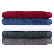 송월 40수 바스타월 500g 호텔수건, 색상:네이비