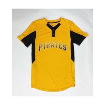 마제스틱 MLB 피츠버그 파이어리츠 쿨 베이스 2버튼 저지 남성 S 옐로우 I383