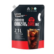 라이브타임 아메리카노 스위트제로 2100ml, 2.1L, 6개