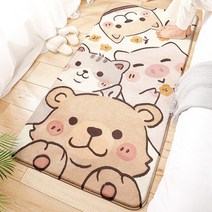 만화 캐시미어 미끄럼 방지 침실 카펫 바닥 깔개 거실 두꺼운 깔개 가정용 어린이 방 침대 옆 담요