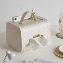 티슈의품격 휴지케이스 인테리어 티슈 커버, White, 1개
