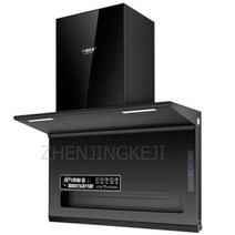 통후드 빌트인후드 주방후드모터 싱크대후드 가정용 주방 레인지 후드 높은 흡입력 측면상단 흡입 스테인레스 스틸 자동 청소 램프 블랙 기계 초박형, Ordinary+KR